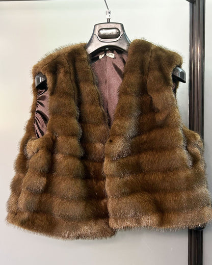 Gilet Visone corto